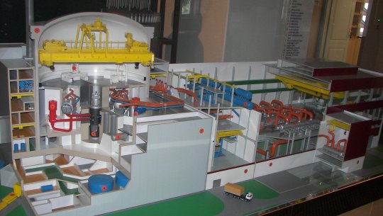 Model elektrárny v infocentru